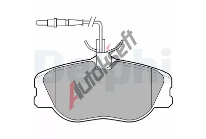 DELPHI Sada brzdovch destiek DF LP909, LP909