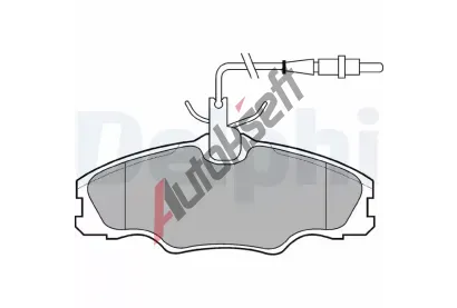 DELPHI Sada brzdovch destiek DF LP985, LP985