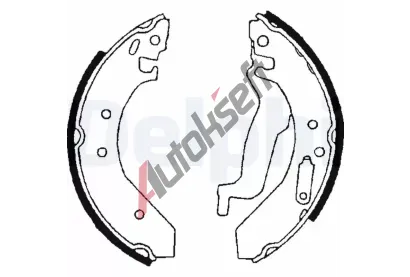 DELPHI Sada brzdovch elist DF LS1645, LS1645