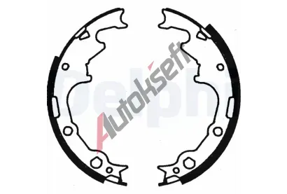 DELPHI Sada brzdovch elist DF LS1780, LS1780