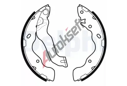 DELPHI Sada brzdovch elist DF LS1953, LS1953