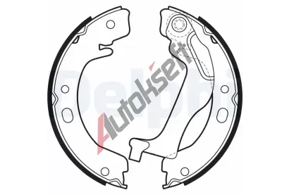 DELPHI Sada brzdovch elist DF LS2003, LS2003