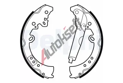DELPHI Sada brzdovch elist DF LS2039, LS2039