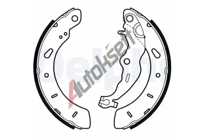 DELPHI Sada brzdovch elist DF LS2062, LS2062