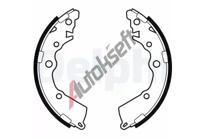 DELPHI Sada brzdovch elist DF LS2068, LS2068