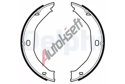 DELPHI Sada brzdovch elist parkovac brzdy DF LS2078, LS2078