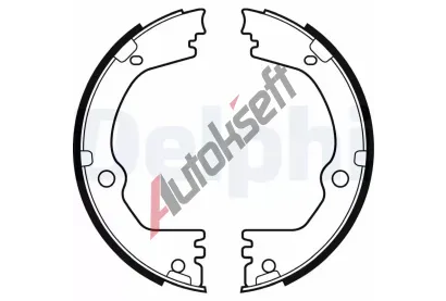 DELPHI Sada brzdovch elist parkovac brzdy DF LS2090, LS2090