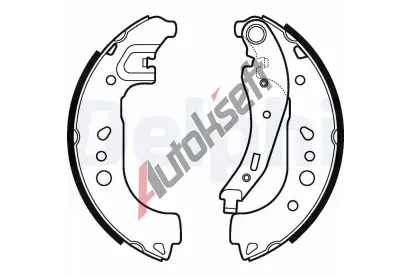 DELPHI Sada brzdovch elist DF LS2109, LS2109