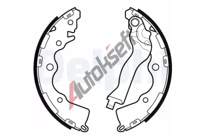 DELPHI Sada brzdovch elist DF LS2110, LS2110