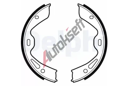DELPHI Sada brzdovch elist parkovac brzdy DF LS2120, LS2120