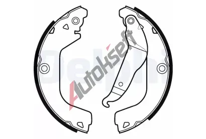 DELPHI Sada brzdovch elist DF LS2123, LS2123