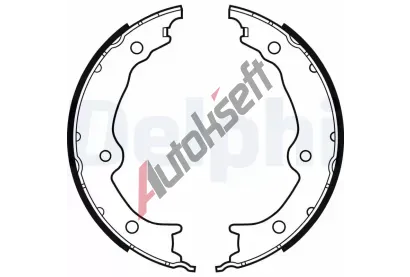 DELPHI Sada brzdovch elist DF LS2130, LS2130