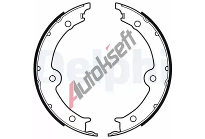 DELPHI Sada brzdovch elist DF LS2131, LS2131
