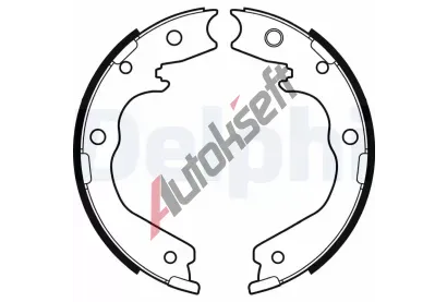 DELPHI Sada brzdovch elist DF LS2137, LS2137