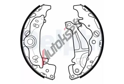 DELPHI Sada brzdovch elist DF LS2138, LS2138