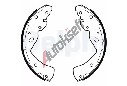 DELPHI Sada brzdovch elist DF LS2143, LS2143