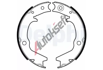 DELPHI Sada brzdovch elist DF LS2145, LS2145