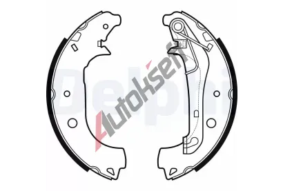 DELPHI Sada brzdovch elist DF LS2157, LS2157