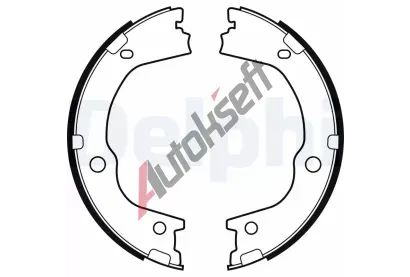 DELPHI Sada brzdovch elist parkovac brzdy DF LS2159, LS2159