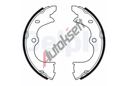 DELPHI Sada brzdovch elist parkovac brzdy DF LS2173, LS2173