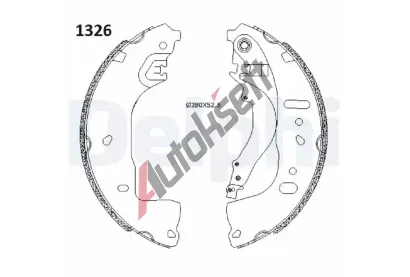 DELPHI Sada brzdov�ch �elist� DF LS2197, LS2197