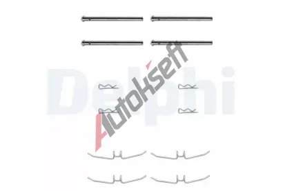 DELPHI Sada psluenstv obloen kotouov brzdy DF LX0001, LX0001