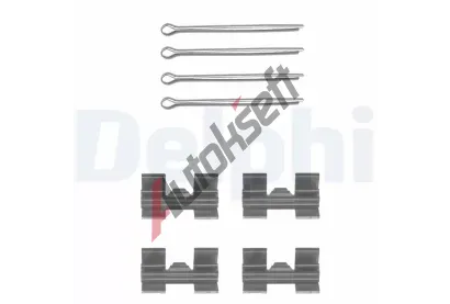 DELPHI Sada psluenstv obloen kotouov brzdy DF LX0032, LX0032