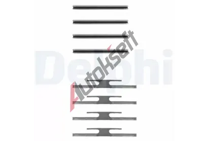 DELPHI Sada psluenstv obloen kotouov brzdy DF LX0035, LX0035