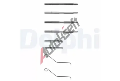 DELPHI Sada psluenstv obloen kotouov brzdy DF LX0068, LX0068