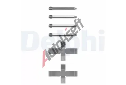 DELPHI Sada psluenstv obloen kotouov brzdy DF LX0070, LX0070