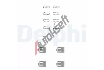 DELPHI Sada psluenstv obloen kotouov brzdy DF LX0075, LX0075