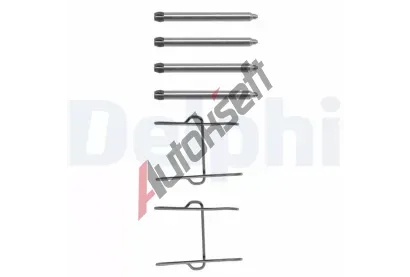 DELPHI Sada psluenstv obloen kotouov brzdy DF LX0081, LX0081