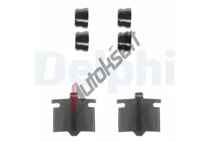 DELPHI Sada psluenstv obloen kotouov brzdy DF LX0082, LX0082