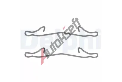 DELPHI Sada psluenstv obloen kotouov brzdy DF LX0088, LX0088