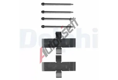 DELPHI Sada psluenstv obloen kotouov brzdy DF LX0107, LX0107