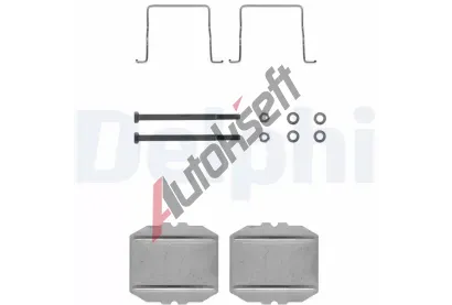 DELPHI Sada psluenstv obloen kotouov brzdy DF LX0122, LX0122