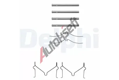 DELPHI Sada psluenstv obloen kotouov brzdy DF LX0143, LX0143