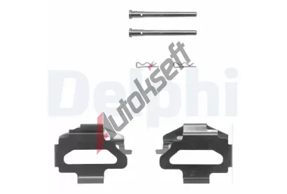 DELPHI Sada psluenstv obloen kotouov brzdy DF LX0150, LX0150