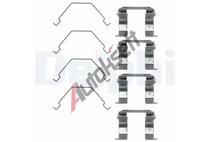 DELPHI Sada psluenstv obloen kotouov brzdy DF LX0159, LX0159