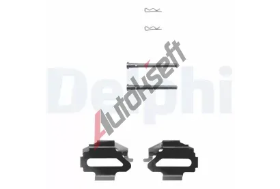 DELPHI Sada psluenstv obloen kotouov brzdy DF LX0162, LX0162