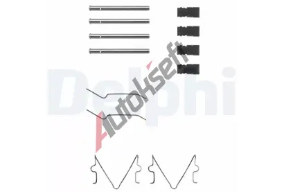 DELPHI Sada psluenstv obloen kotouov brzdy DF LX0164, LX0164