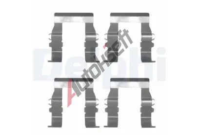 DELPHI Sada psluenstv obloen kotouov brzdy DF LX0171, LX0171