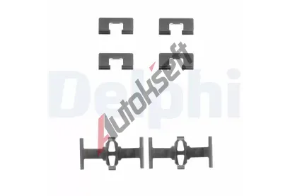 DELPHI Sada psluenstv obloen kotouov brzdy DF LX0197, LX0197