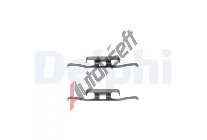 DELPHI Sada psluenstv obloen kotouov brzdy DF LX0198, LX0198