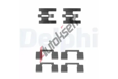 DELPHI Sada psluenstv obloen kotouov brzdy DF LX0224, LX0224