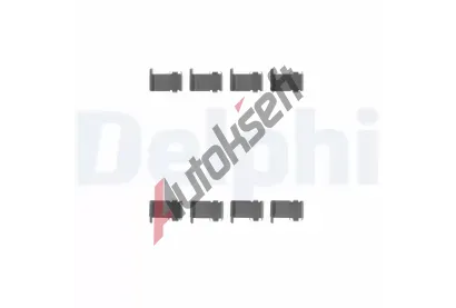 DELPHI Sada psluenstv obloen kotouov brzdy DF LX0226, LX0226