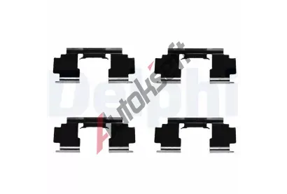 DELPHI Sada psluenstv obloen kotouov brzdy DF LX0301, LX0301