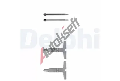 DELPHI Sada psluenstv obloen kotouov brzdy DF LX0312, LX0312