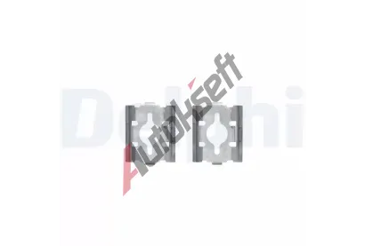DELPHI Sada psluenstv obloen kotouov brzdy DF LX0328, LX0328