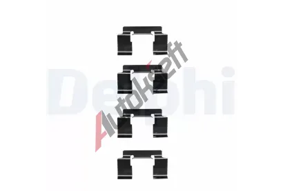 DELPHI Sada psluenstv obloen kotouov brzdy DF LX0337, LX0337